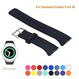 Cyeeson Samsung Gear S2 SM-R720/R730 Smart Watch Replacement Band, Accessory Soft Silicone Gel Wristband Strap Smartwatch Band for Samsung Galaxy Gear S2 SM-720/SM-730 Sport Smartwatch