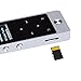AGPTEK M20S 8GB Mini MP3 Player(Expandable Up to 64GB), Lossless Sound Touch Button Metal Music Player with FM/Voice Record,Silver (Silver M20S)