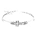 Women's Inspirational Silver Tone Cross Bracelet, 2 3/4