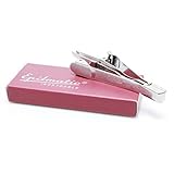 Eyebrow Tweezers Automatic | Slant Tip Precision Tweezers | Epilmatic Original