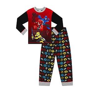 Power Ranger Power Up Red lange pyjama 2 tot 7 jaar