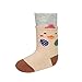 Wrapables Peek A Boo Animal Non-Skid Toddler Socks (Set of 6), Zoo Animals, Large