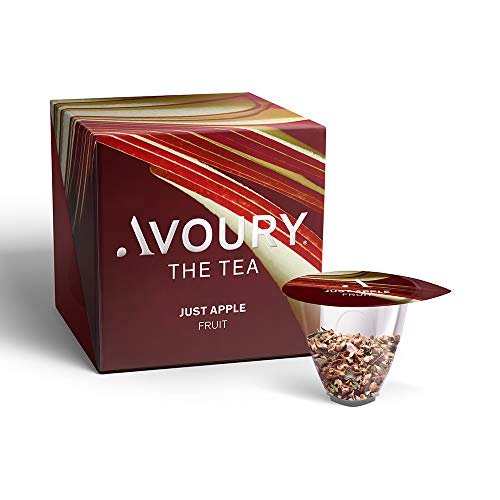 AVOURY fruit infusion JUST APPLE Tee-Kapseln: Apfel-Tee, fruchtig & süß, Früchtetee-Blend, 8 Kapseln