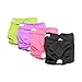 Teamoy 4pcs Washable Female Dog Diapers, Reusable Doggie Diaper Wraps for Female Dogs, Super-Absorbent and Comfortable, XS