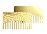 Personalized Go-Comb - Wallet Comb - Sleek, Durable Metal Hair Combs