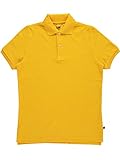LEE Uniforms Standard Fit S/S Unisex Pique Polo - Gold, XXL