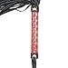 sunland Faux Leather Short Riding Whip with Diamond Pattern Handle