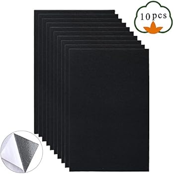 Adhesive Felt Sheets, ETSAMOR 10pcs A4 Size 8.3