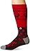 Stance Men's Blitzn Holiday Reindeer Arch Support Crew Sock, Red, L
