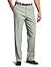 Haggar Mens Haggar Comfort Belted Poplin Flat Front Pant