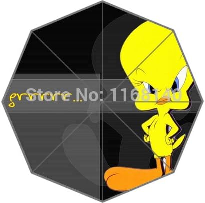 Fashion &amp; High Quality Yellow Tweety Bird cute sunshade umbrella foldable solid Umbrella,Women Umbrella,Children Umbrella,Kid Umbrella,Outdoor Umbrella, Mini Umbrella