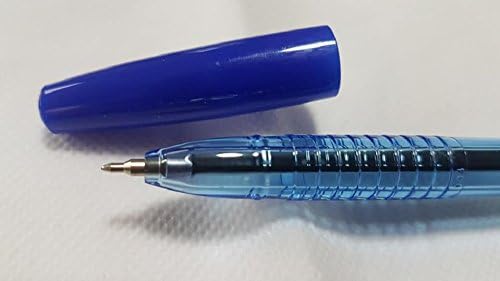Ballpoint Stick Pens Best Office Supply Blue Ink Pen Bulk 10 Pcs For Women Kids Student Craft Art