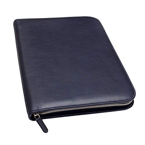 Maruse Personalized Italian Leather Executive Padfolio, Leather