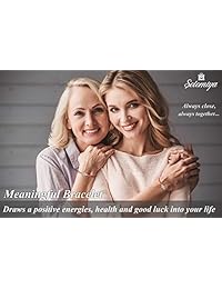 SOLOMIYA Pulsera de protección contra el mal de ojo   Abalorio de mano de la suerte de Hamsa   Joyería de plata de ley ajustable   Las mejores pulseras de cuerda roja para mujeres y hombres