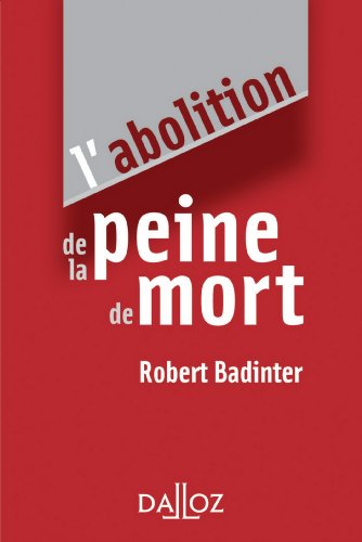 L' abolition de la peine de mort