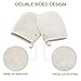 FoxVida Microfiber Facial Exfoliating Cloths, 10 Pack Double Side Effects on Make Up Remover and Facial Exfoliating, Environment Friendly Reusable Facial Gloves