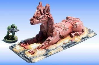 Ruined Large Anubis Miniature Terrain