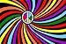 NEW 3x5 Rainbow Swirl Peace Flag 3 x 5 Gay Pride Banner