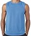 Mens Sleeveless Muscle Tank Top, 3XL Carolina Blue