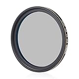 waka 55mm Circular Polarizing Filter, Ultra Slim 16 Layers MRC CPL Glass Polarizer Filter for Canon Nikon Sony DSLR Cameras Lens