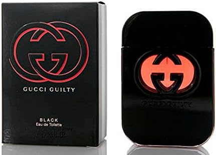 G U C C I GUILTY BLACK EDT PERFUME FOR WOMEN 2.5 OZ.