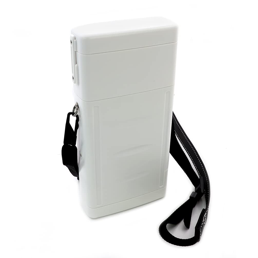 CUESOUL ANTIE Hard Dart Case White,Holds 6 Steel Tip Darts/Soft Tip Darts & Extra Dart Tips,Shafts & Flights,Durable Use