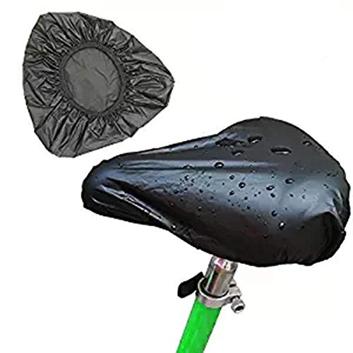 Quaanti 1 PC Bike Seat Waterproof Rain Cover and Dust Resistant Bicycle Saddle Cover Useful Easy to Install Elastic Bike seat Cover (S/28x16x5cm)