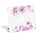 TOP CASE - Air 11-Inch Floral Reflection Pattern Graphics Rubberized Hard Case Cover for Macbook Air 11