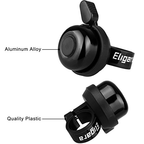 image for Eligara Ding-Dong Bike Bicycle Bell Double-Ring Loud Crisp Clear Sound