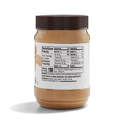 365 BY WHOLE FOODS MARKET, CREAMY CASHEW BUTTER, 16 OZ