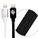 Lightning Cable, Monez iphone 6 to usb Charger for iphone 6 5c 5s 6s 6se 7 Plus IOS iPad Air 1 2 3 WiFi mini 4 Pro 4G iPod touch (3.3Ft) White Black (2 pack)
