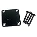 (E23) Universal Guitar Neck Plate Fits Tele Strat Jaguar ,Black