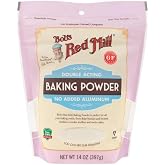 Bobs' Red Mill Baking Powder 14 oz w/Exit 28 Bargains Sticker - Resealable Bag Baking Powder Double Acting No Added Aluminum