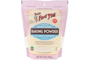 Bobs' Red Mill Baking Powder 14 oz w/Exit 28 Bargains Sticker - Resealable Bag Baking Powder Double Acting No Added Aluminum