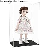 Tingacraft Acrylic Display Case (12.5 x 9.4 x 20.4 inch) for 1/4 Action Figure, Self-Assembly