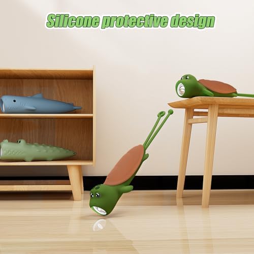 lampe de poche extérieure rechargeable pour enfants, lampe de poche légère et amusante pour le camping et l'exploration en plein air, promenade de chien, cadeau d'anniversaire
