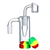 New Reusable 14mm Quartz Collector and Quartz Silicone Container Set (14mm Male)