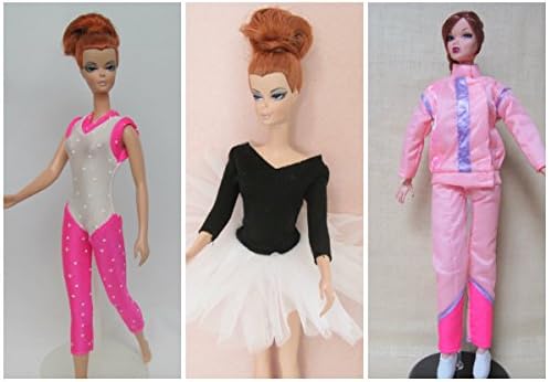 HelloJoy Lot 3 Fashion Casual Wear Clothes/Outfit for Barbie Dolls ski Ballet Gymnastic
