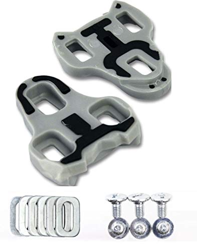 Gio Look Keo Compatible Grip Road Cleats Grey 4.5 Degree Float