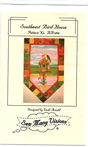 Southwest Bird House Banner Quilt Pattern by Sew Many Visions 20.5