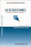 La décroissance (French Edition) by