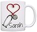 Personalized Stethoscope Coffee Mug, Nurse Gifts for Women, Nurse Mug, Nurses Week Gifts, Doctor Gifts Mug, Med Schools Gifts, Printed on Both Sides
