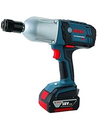 Bosch hth182 01 Batería de iones de litio 7 16 Hex Kit de alta torsión Llave de impacto con 2 baterías, cargador y Caso