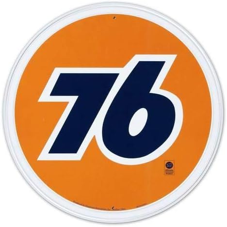 KPSheng Union 76 Gasoline Gas Station 12 x 12 Metal Sign