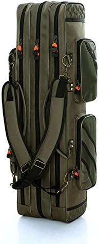Cityvivo Waterproof Triple Layer Fishing Bag Large Capacity Fishing Rod Tackle Bag Storage Case Carrier