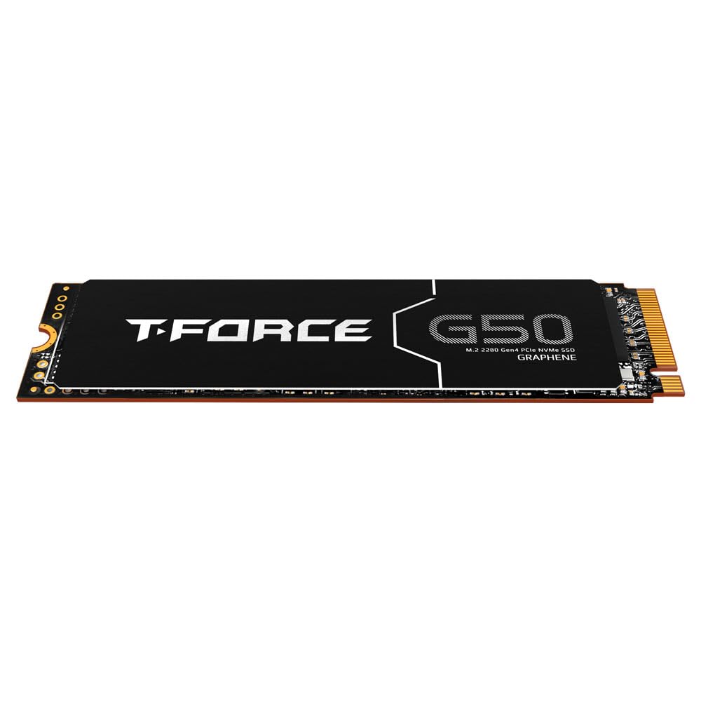 Empowered PC TEAMGROUP T-Force G50 4TB PCIe Gen4x4 M.2 2280 Gaming SSD: SLC Caching 3D TLC NAND Innogrit NVMe for Gamers, Workstations, Creators - Laptop, Desktop, PS5 Compatible
