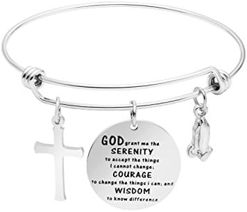 Memgift𝐈𝐧𝐬𝐩𝐢𝐫𝐚𝐭𝐢𝐨𝐧𝐚𝐥 𝐁𝐫𝐚𝐜𝐞𝐥𝐞𝐭 for Women 𝐂𝐡𝐫𝐢𝐬𝐭𝐢𝐚𝐧 𝐉𝐞𝐰𝐞𝐥𝐫𝐲 Gifts for Her 𝐁𝐢𝐛𝐥𝐞 𝐕𝐞𝐫𝐬𝐞 Expandable Bracelet