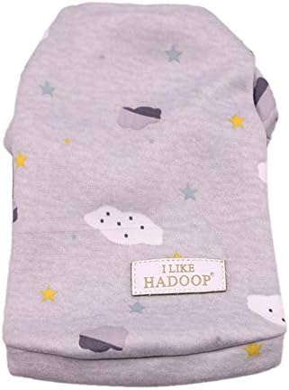 Mjjsk Dog Clothes for Small Dogs Pet Cat Puppy Cartoon Shirt Two-Legged Cloth Warm Winter Cotton Clothes