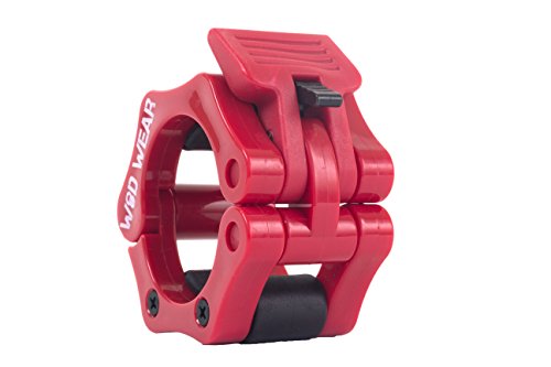 WOD Wear Barbell Collar 50MM Olympic Standard by (Red) - Thumbnail 2