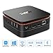 AK1 Mini PC Intel Celeron Apollo Lake J3455 Processor(up to 2.3GHz) Windows 10 (64-bit) Desktop Computer,6GB DDR3/64GB eMMC,2.4G+5G Dual WiFi,Gigabit Ethernet,BT 4.2,4K HD